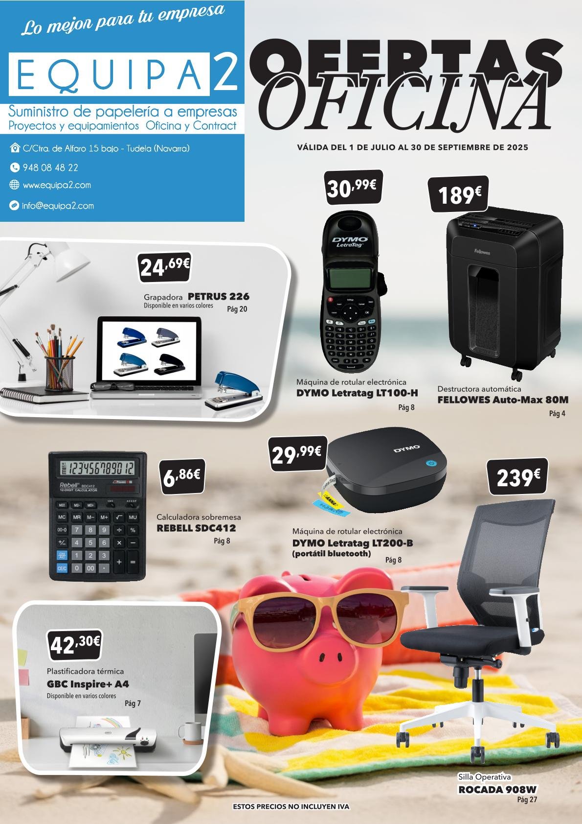 Oferta Oficina 1 Julio a 30 Sept '25